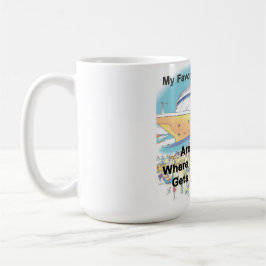 Taza De Café My Favorite Cruise Ports - Coffee Mug