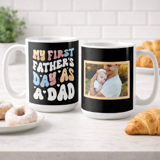 Taza De Café My First Father’s Day Photo 