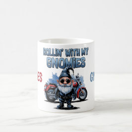 Taza De Café My Gnomies Funny Motorcycle Gnome Coffee Mug