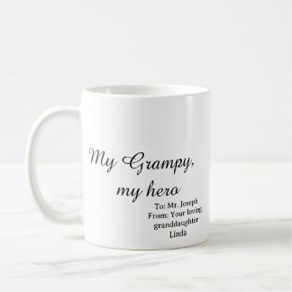 Taza De Café My Grampy My Hero Grandpa Coffee Mug