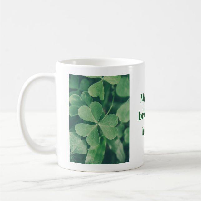 Taza De Café My heart belongs to Ireland. Coffee mug (Izquierda)