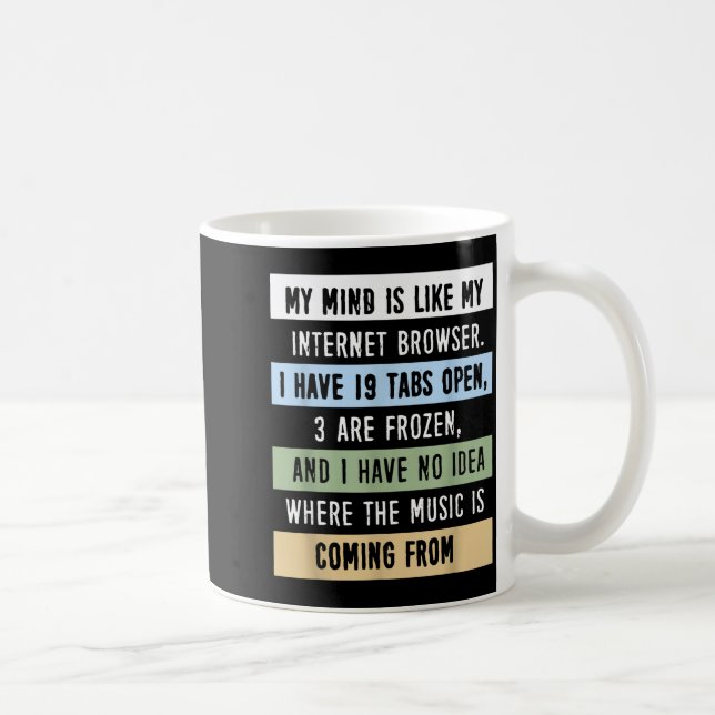 Taza De Café My Mind Is Like A Internet Browser  (Derecha)