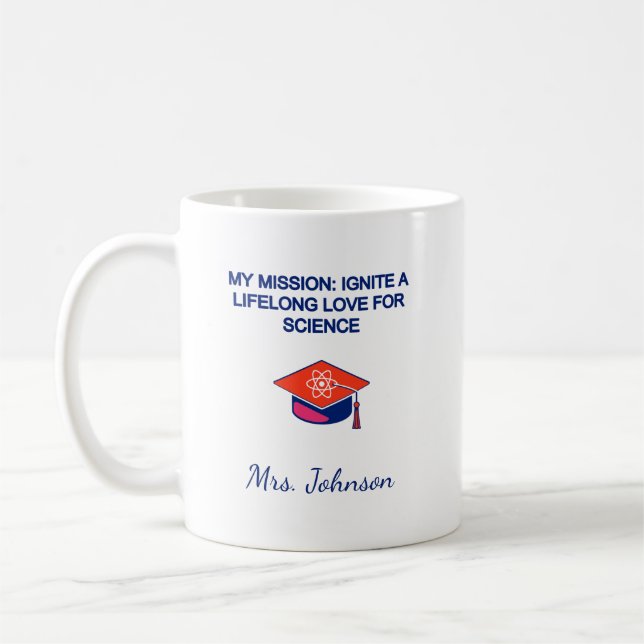 Taza De Café My Mission: Ignite Lifelong Love For Science (Izquierda)