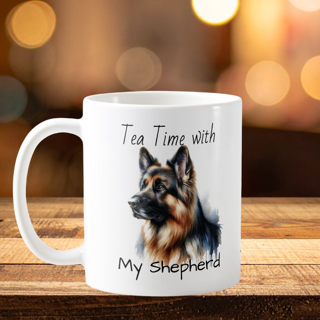 Taza de café My Shepherd Lindos Marrones y Negros (Subido por el creador)