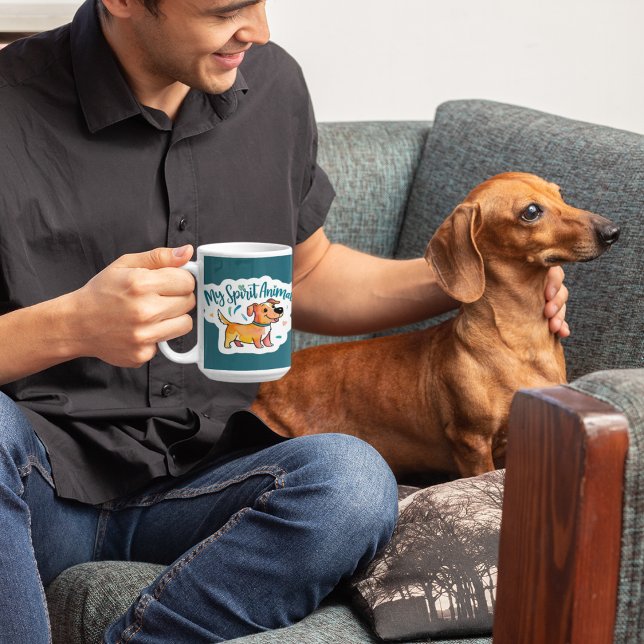 Taza De Café My Spirit Animal Dog Mug (This adorable, "my spirit animal" dog mug would make a great gift for someone special! )