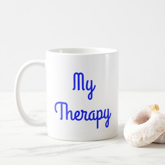 Taza De Café My Therapy Mug (Con donut)