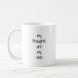 Taza De Café My Thoughts Mug