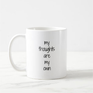 Taza De Café My Thoughts Mug