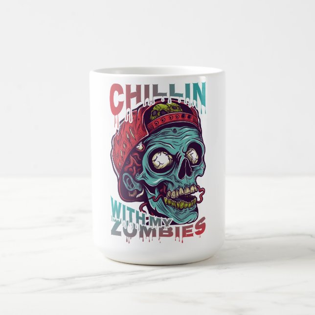 Taza De Café  My Zombies Mug | Funny Halloween Horror  (Centro)