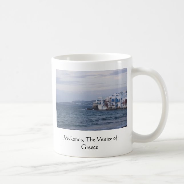 Taza De Café Mykonos, la Venecia de Grecia (Derecha)