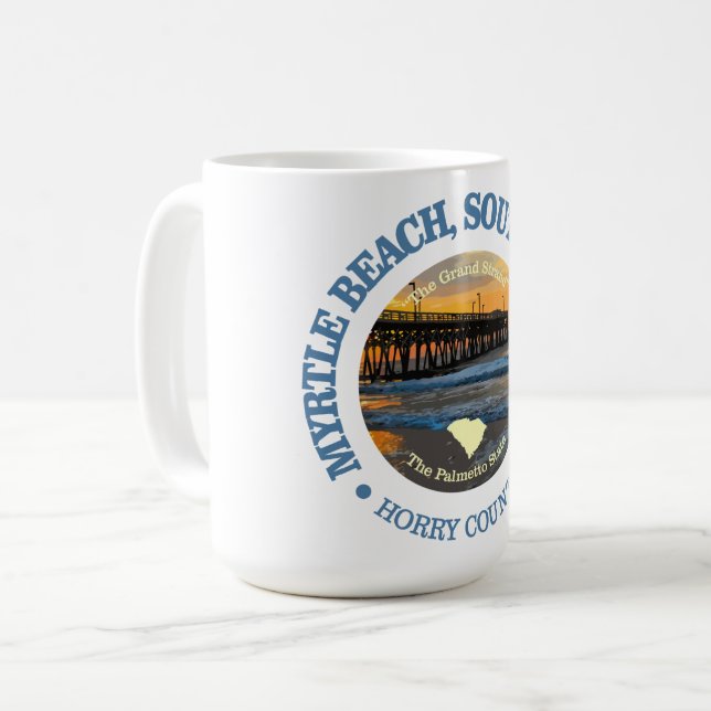 Taza De Café Myrtle Beach (C) (Anverso izquierdo)