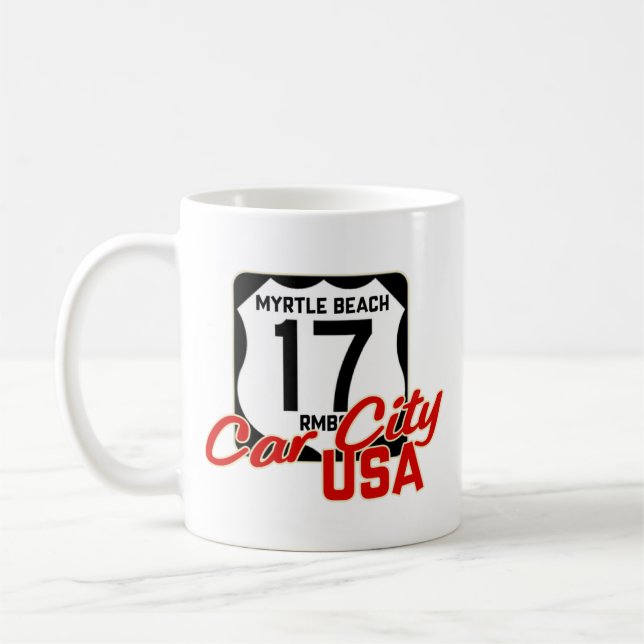 Taza De Café Myrtle Beach Car City (Izquierda)