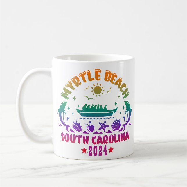 Taza De Café Myrtle Beach Magic - South Carolina Adventures (Izquierda)