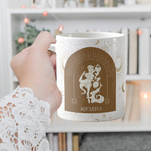 Taza De Café Mystic Aquarius Zodiac Stars Horoscope