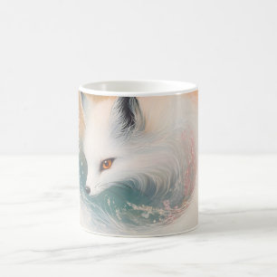Taza De Café Mystic Bloom Spring Fox Watercolor