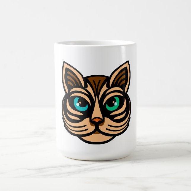 Taza De Café Mystic Cat Oyes Coffee Mug (Centro)