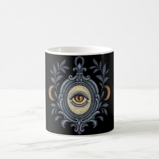 Taza De Café Mystic Eye Halloween Boho (Centro)