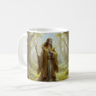 Taza De Café Mystic Forest Mage Fantasy