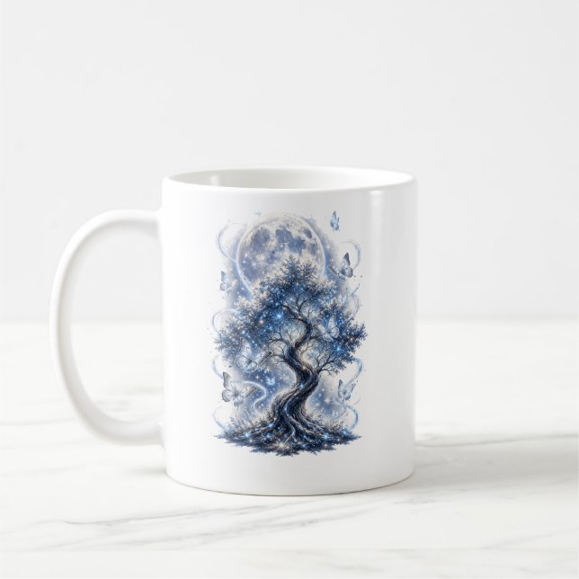 Taza De Café Mystic Moon Tree Magic Mug (Izquierda)