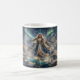 Taza De Café Mystical Celestial Sorceress Mug – Golden Fantasy 