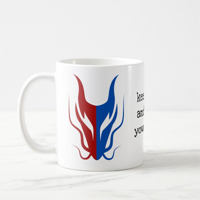 Taza De Café Mystical Dragoon Fantasy (Izquierda)