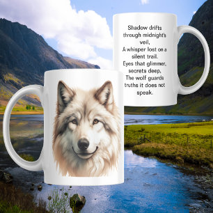 Taza De Café Mystical Wolf