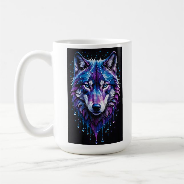 Taza De Café Mystical Wolf (Izquierda)