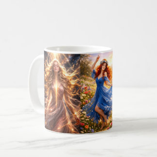 Taza De Café Mystik Woman Becher (3-seitiges Design) 