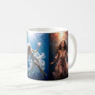 Taza De Café Mystik Woman Becher (3-seitiges Design)