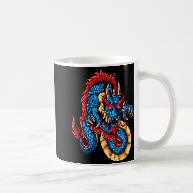 Taza De Café Mythical Creatures China New Year Chinese New Year (Derecha)