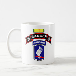 Taza De Café N Co, 75.a infantería - guardabosques - 173d Abn,
