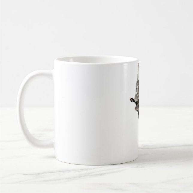 Taza De Café N es para el río Otter Norteamericano (Izquierda)