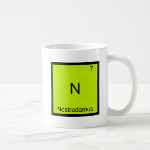 Taza De Café N - Nostradamus Camiseta divertida con símbolo de 