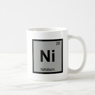 Taza De Café N - Tabla periódica de química filosófica del nihi