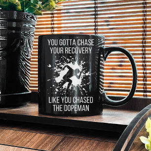 Taza De Café NA Ataque Su Adicción Sobriedad De Recuperación