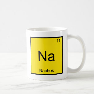 Taza De Café Na - Camiseta de Nachos con símbolo de elemento de