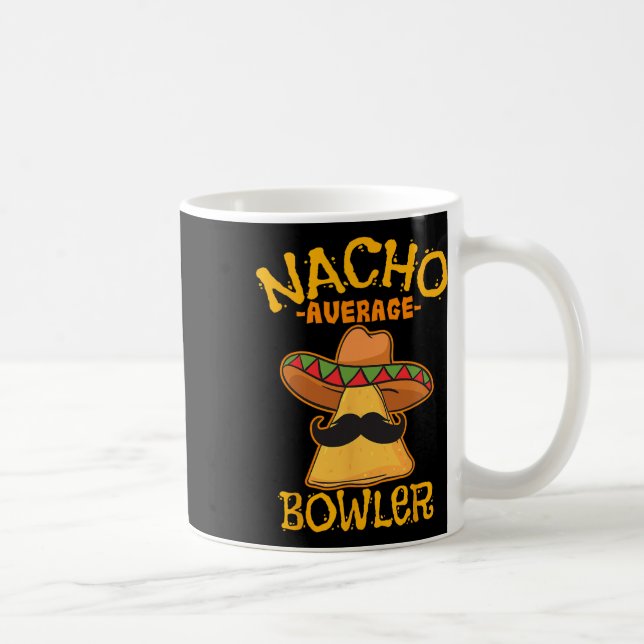 Taza De Café Nacho Promedio de Bowler Mexicano Cinco De Mayo (Derecha)