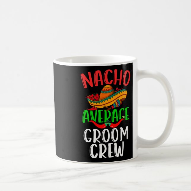 Taza De Café Nacho Promedio De Tripulación De Madera Funny Cinc (Derecha)