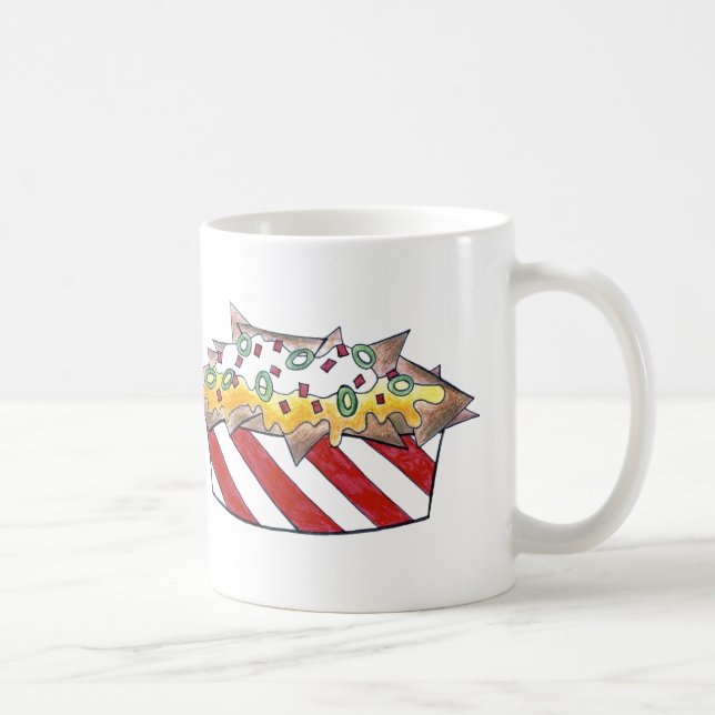 Taza De Café Nacho Woman Funny Foodiist Feminist Nachos Mug (Derecha)