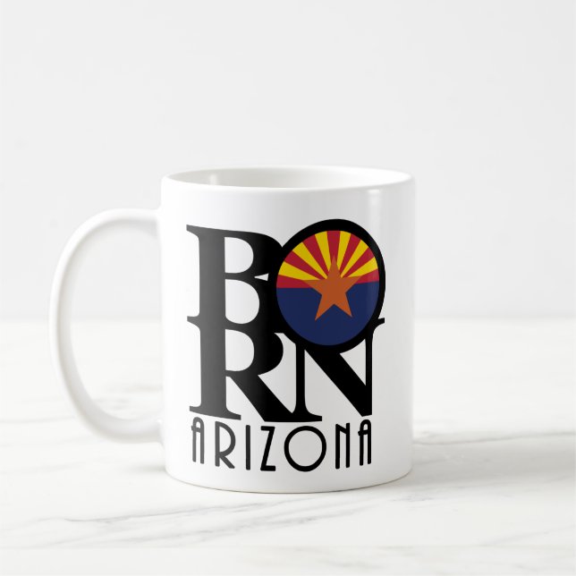 Taza De Café NACIDO Arizona 11oz (Izquierda)