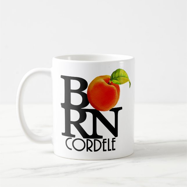 Taza De Café NACIDO Cordele Georgia 11oz (Izquierda)