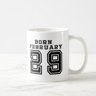 Taza De Café Nacido el 29 de febrero