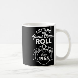 Taza De Café Nacido en 1954 Jugador de Bolos de 1954 Cumpleaños