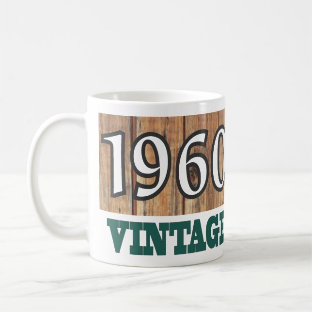 Taza De Café Nacido en 1960 - Celebración de cumpleaños (Izquierda)