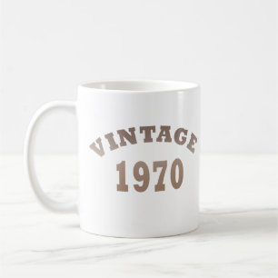 Taza De Café Nacido en 1970 como regalo de cumpleaños