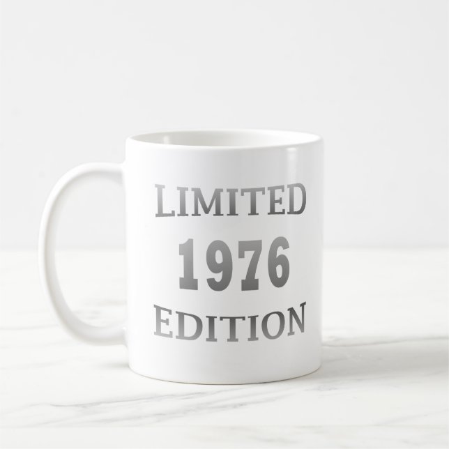 Taza De Café nacido en 1976 cumpleaños edición limitada (Izquierda)