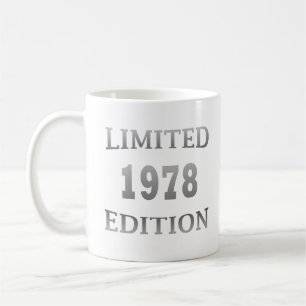 Taza De Café Nacido en 1978 como regalo de cumpleaños
