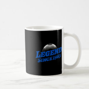 Taza De Café Nacido En 1983 Fanático Del Fútbol Cumpleaños Lege