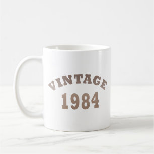 Taza De Café Nacido en 1984, es un cumpleaños vintage