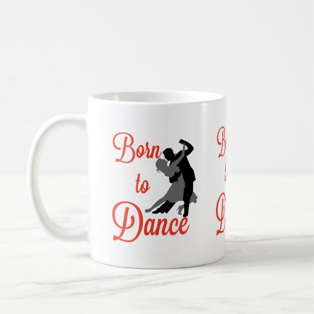 Taza De Café Nacido en Dance Mug (Izquierda)